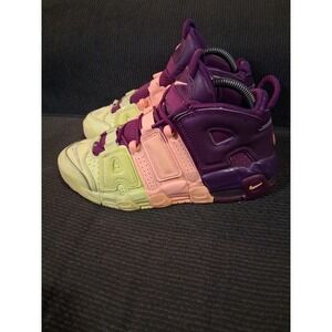 Nike Air More Uptempo Shoes Womens 7.5 Youth 6Y "Lucky Charms" Sneakers